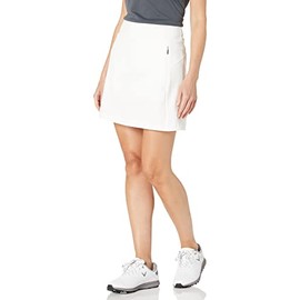 Cutter & Buck Women's Moisture Wicking 50+ UPF Pacific Pull-on Skort with Pockets, White, XX-Large