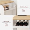 MAHANCRIS Kitchen Island with Power Outlet, Kitchen Storage Island with