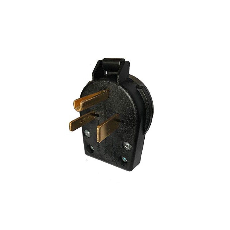 Heavy-Duty Universal Power Plug 50 Amp, 250 Volt, Plug, Straight