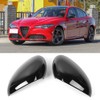 2pcs Side Rearview Mirror Cover Decorative Housing Fit for Alfa