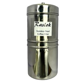 Raslok South Indian Coffee Maker | Convenient 5-6 Cup Coffee Maker | Decoction Maker Brewer Dripper,Stainless Steel Coffee Filter- 300ml