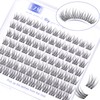 LZM Individual Eyelashes C Curl Fake Lashes 10-13 mm False