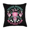 Uterus Removal Surgery Recovery Hysterectomy Throw Pillow