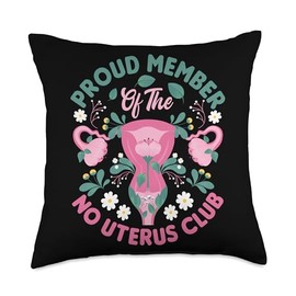 Uterus Removal Surgery Recovery Hysterectomy Throw Pillow