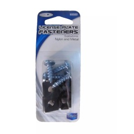 Custom Accessories Nylon & Metal License Plate Fasteners #93323