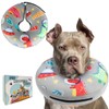 PAWCHIE Inflatable Dog Cone Collar Alternative, Soft Dog Cone for