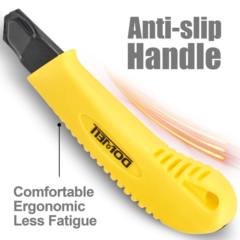 DOWELL Box Cutter Utility Knife Retractable Snap Off Blades Hobby