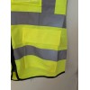 Unbranded Reflective Safety Vest High Visibility Construction Yellow Medium