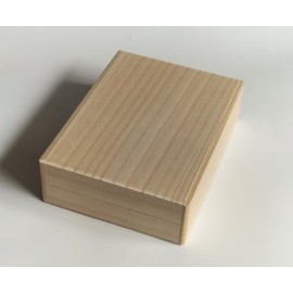 Uragaki Kiri Kougei A5 Size Deep Mouth Paulownia Box Made in Japan 9.3 x 6.8 x 2.6 inches (235 x 173 x 65 mm)