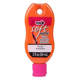Tulip Soft Paint Peggable 30961 Sfpt 2Oz Matte Orange, 2 Fl Oz (Pack of 1), As Detailed