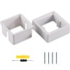 Acmerota Pack of 2 Single Socket Spacers 1 Gang Square