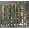 BEST SELLER !! 12 x Mixed Wood man Rosary Wood