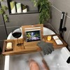 Temple Spring Wooden Bathtub Tray, Acacia Bathroom Accessories, Bath Tray
