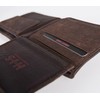 H.I.S Men's Wallet Purse W 34/1170 Dark Brown