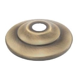 B&P Lamp® 4 3/4 Inch Diameter Solid Brass Vase Cap, Antique Brass Finish