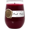 Jackpot Candles Pinot Noir Wine Glass Candle with Ring Inside