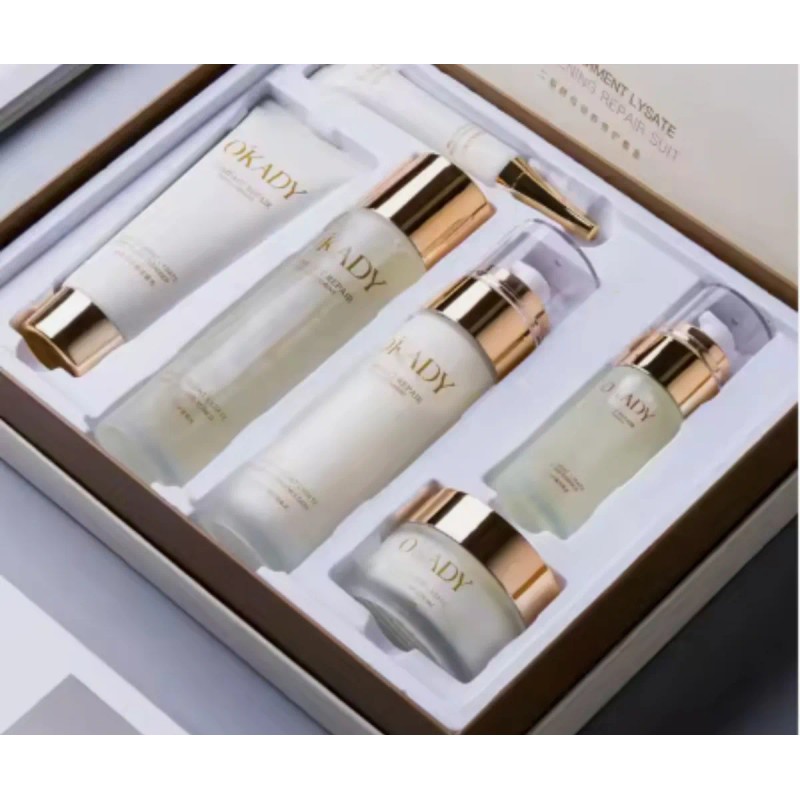 Kit Crema Facial Rejuvenecedora Blanqueadora Formula Coreana