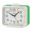 SEIKO QHK061WLH Rectangular Non Ticking Bedroom Alarm Clock, White &