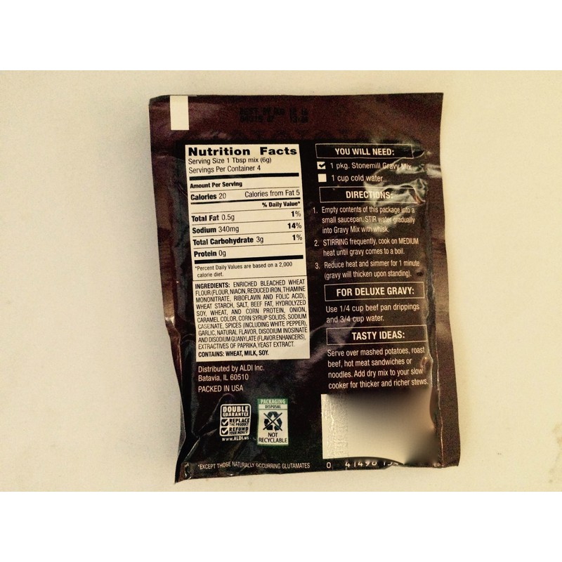 Stonemill Essentials Naturally Flavored Brown Gravy Mix - 3 Packets