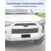 DSWSQ for 4Runner License Plate Frames Front Carbon Fiber License