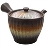 Ichikyu 585-18 Mino Ware Teapot, Bizen-style Sori Shape, Made in