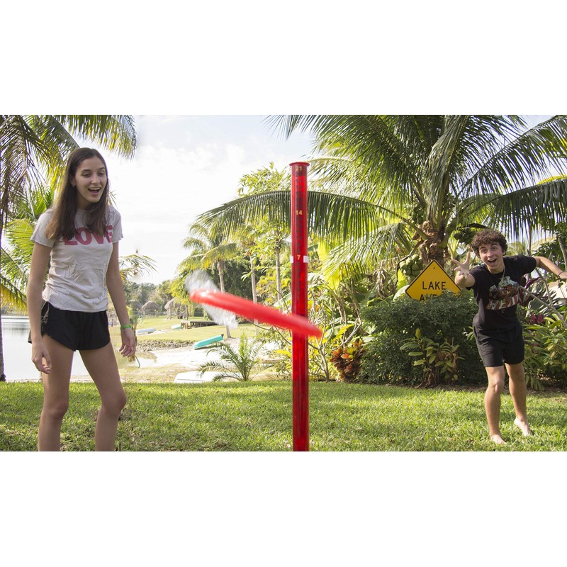 water sports Deluxe Light Up Pole Game with Frisbee Disc