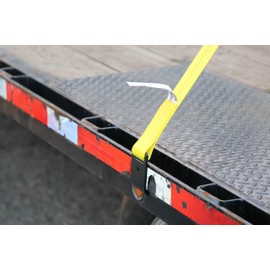 Two Ratchet Strap Tie-Downs, 2" x 27' Heavy-Duty Flat Hook Trailer Straps | Secure Cargo in Flatbed, Utility, Enclosed Vans, Trucks at Warehouses, Docks, Marinas