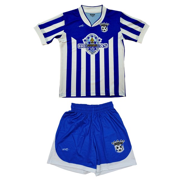 Honduras Arza Youth Soccer Uniform (4, Blue)