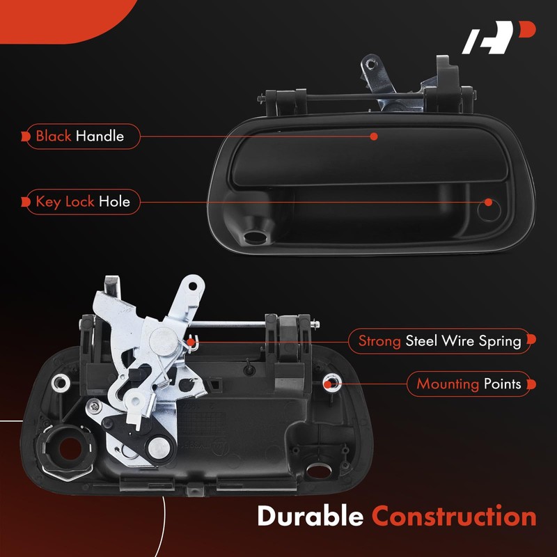A-Premium Tailgate Handle Liftgate Latch Handle with Camera Hole &
