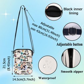 WZMPA Step Brothers Crossbody Bag Brennan & Dale Fans Gift If You Ain't First Shoulder Bag Step Brothers Brennan & Dale Merchandise (we're here to CB)