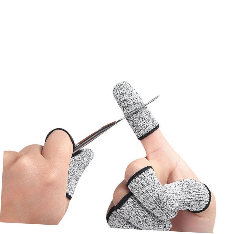 Ipetboom 3 Pairs Cut Resistant Finger Cots Reusable Finger Protectors