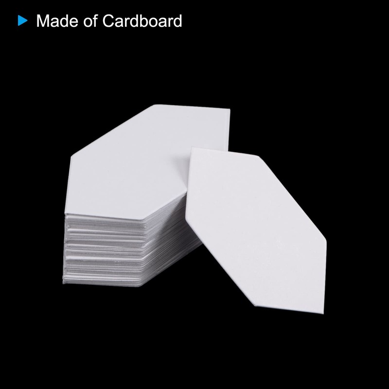 sourcing map 100 Count English Paper Piecing Small Extended Hexagon