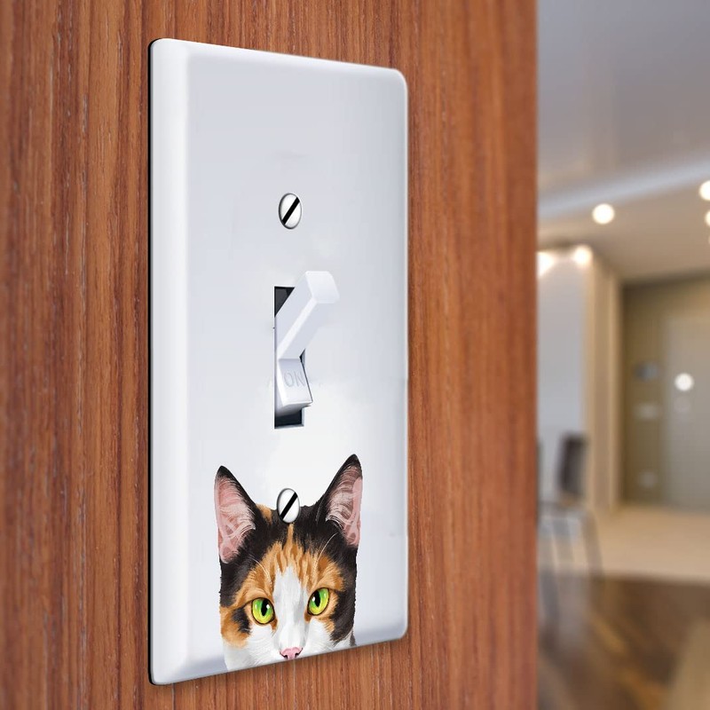 WIRESTER Single Gang Toggle Light Switch Plate/Wall Plate Cover -