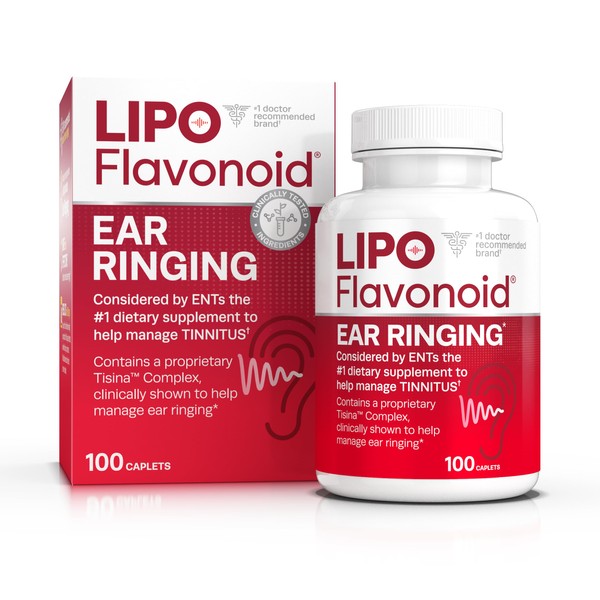 Lipo-Flavonoid Plus Tinnitus Relief - Doctor-Recommended for Ringing Ears -