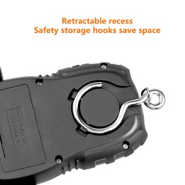 Hyindoor Luggage Scale Digital Suitcase Weighing Scales 50kg/110lb Electronic Baggage Hanging Scale for Travel