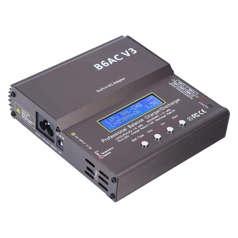 Balance Charger Intelligent 80W for Ni‑Mh Ni‑Cd Battery Pack Model