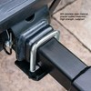 QANYEGN Trailer Hitch Tightener, Stainless Steel Anti Rattle Stabilizer, Hitch