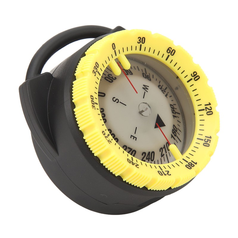 50M Underwater Diving Compass Luminous Magnetic Waterproof Pipe Clamp Diving
