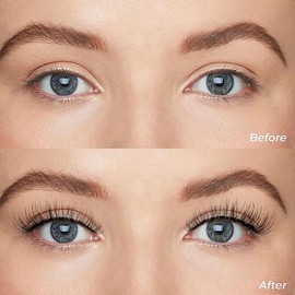 KSYOO Long Natural Lashes with Clear Band Lashes Wispy,10-18mm Cat Eye Lashes D Curl Strip Lashes That Look Like Extensions,3D Natural Fluffy Faux Mink False Eyelashes Natural Look