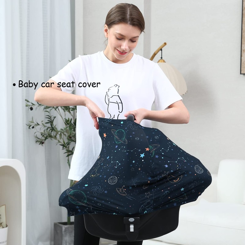 Car Seat Covers for Babies – Multi-use Breastfeeding Cover Carseat