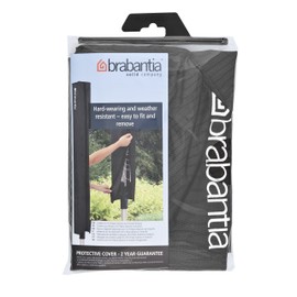 Brabantia Premium Protective Cover for Rotary Dryer Washing Lines (Black) Weather-resistant Zip-Up Sleeve for all Brabantia Rotaries Standard, Assorted Colours,420405