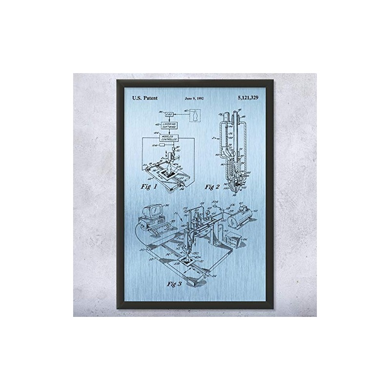 Framed 3D Printer Print, CAD Designer, Engineer Gift, Engineering Student,