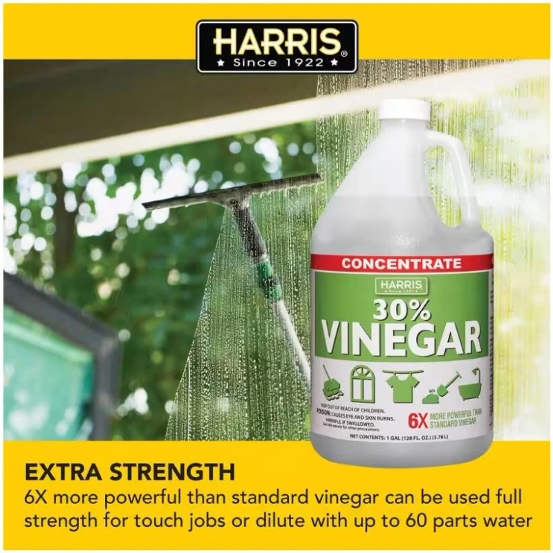 Harris 30% Vinegar Chemical-Free Concentrate & 32oz. Spray Bottle -