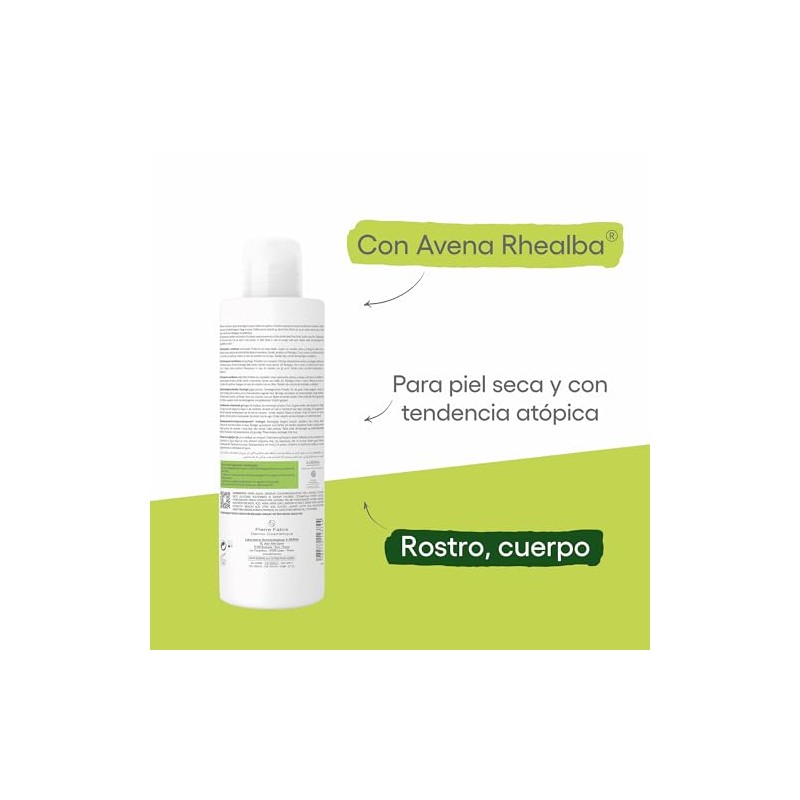ADERMA, Exomega Control Gel Limpiador Emoliente, Sin Jabón ni Perfume,
