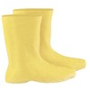Radnor 3X Yellow 12" Latex Hazmat Overboots With Ribbed And