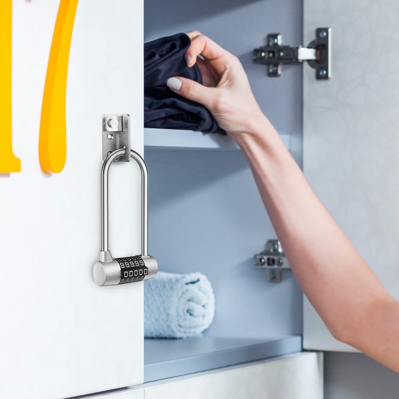 Maizoon Combination Lock Large Lengthened Beam 5 Digital Resettable Code