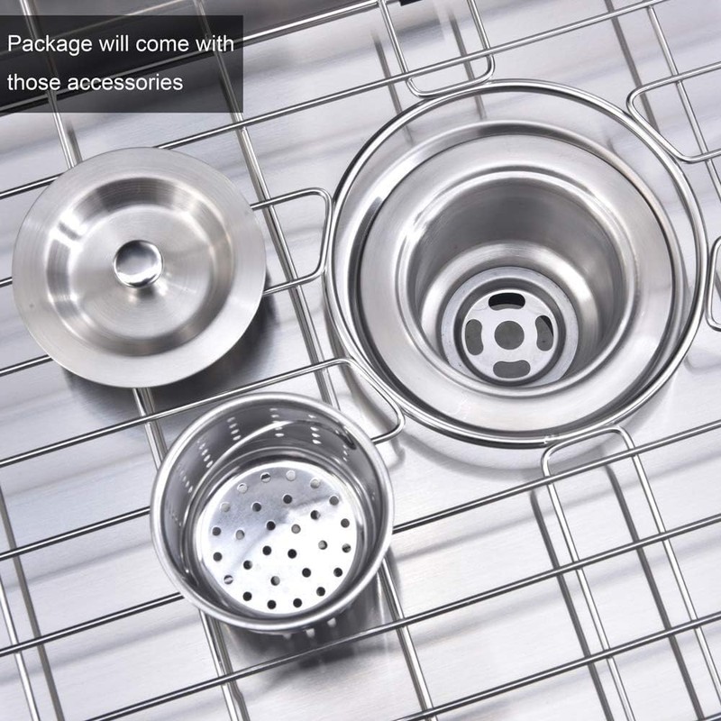 VALISY 15x20 Inch Bar Sink Drop In, Topmount Small 16