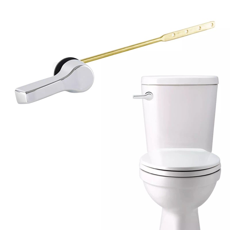 Hibbent Toilet Tank Flush Lever Replacement, Universal Front Mount Handle
