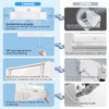 YANWEI Air Conditioner Deflector,Adjustable Retractable Blinds Suitable for Mini split