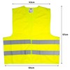 HEYNER® High Visibility Vest Set of 2 with Certificate Yellow